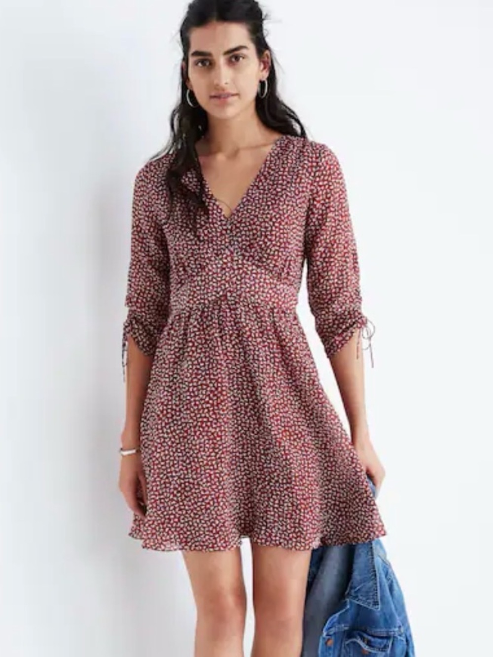 Madewell Starviolet Mini Dress in Ditzy Flowers| Coquette Cottagecore Fairy| 2